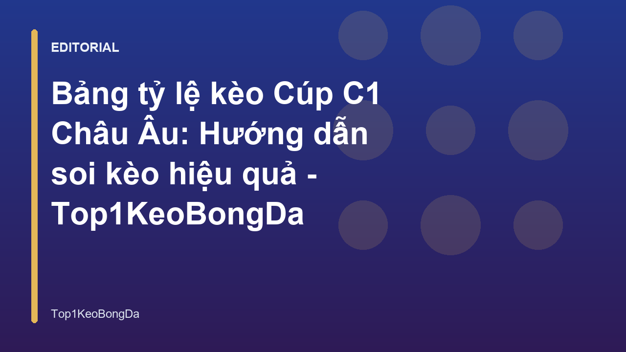Bảng tỷ lệ kèo Cúp C1 Châu Âu trên màn hình máy tính