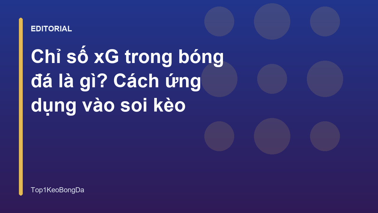Biểu đồ minh họa chỉ số bàn thắng kỳ vọng xG trong bóng đá